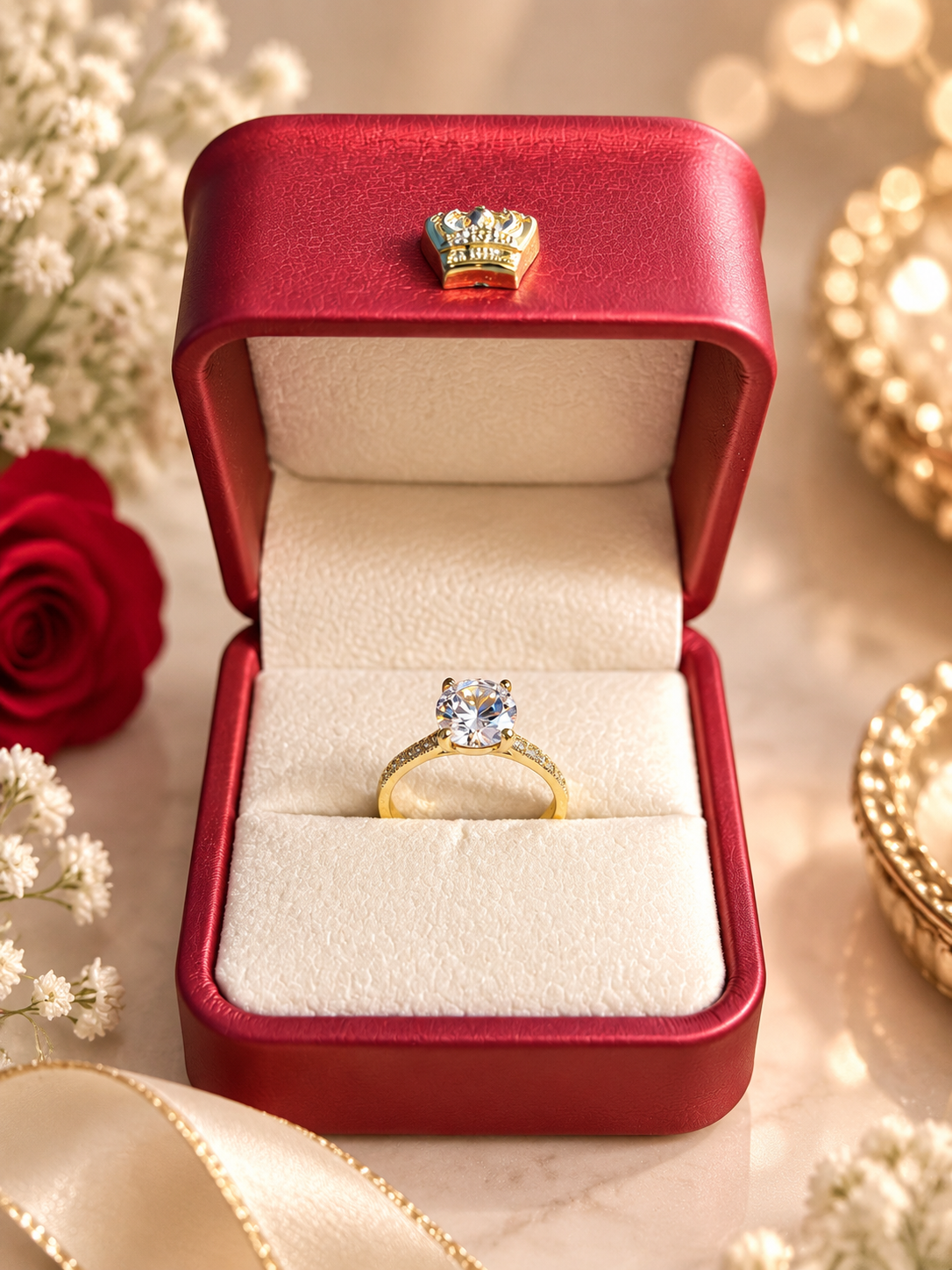 Royal Rose Gold Ring 110
